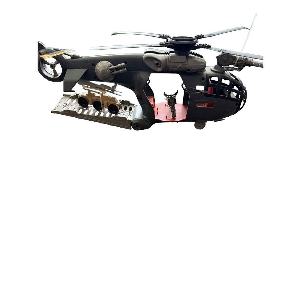 Lanard The Curse The Corps Military Adventure Toy Helicopter Skull MG Vehicle